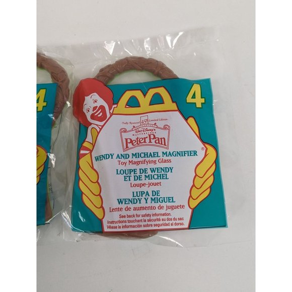 McDonald's Peter Pan Toys From 1997 Sealed Bag Set of 3 - Picture 3 of 5